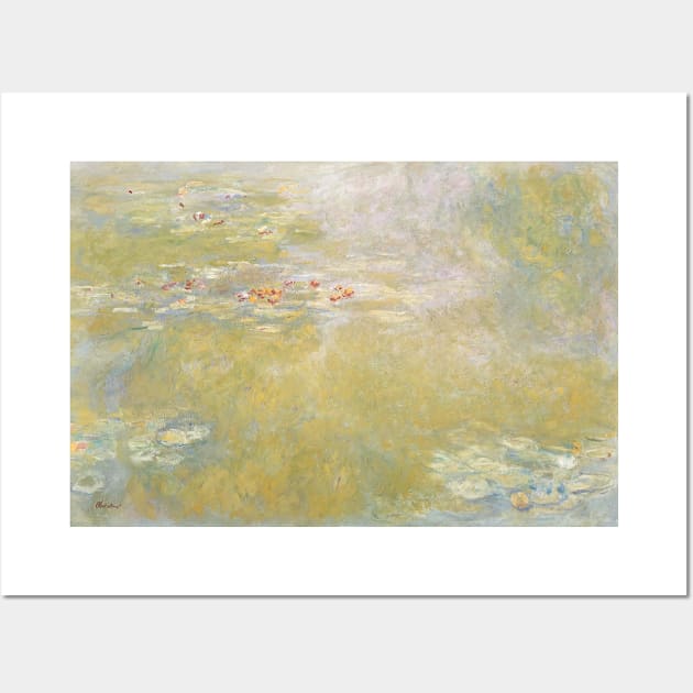 The Water-Lily Pond - Claude Monet Wall Art by KargacinArt